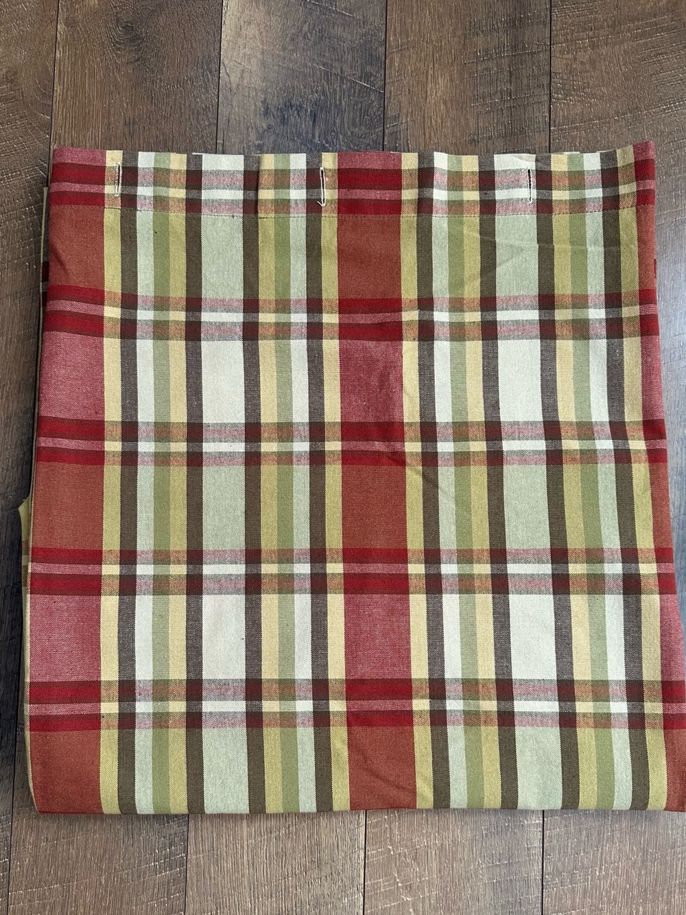 Park Designs Autumn Plaid Shower Curtain EUC